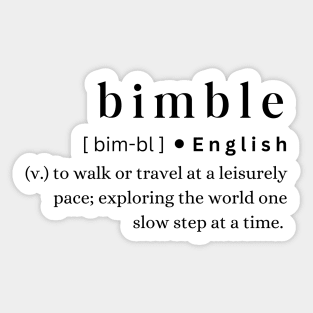 Bimble Sticker